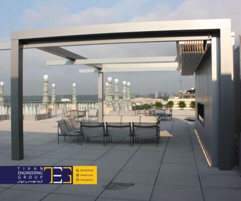 حیاط مجموعه دریایی | نوشهر