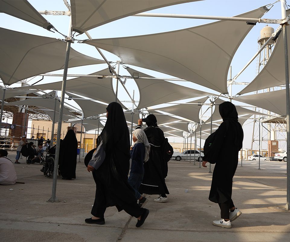 سایبان پایانه مرزی شلمچه