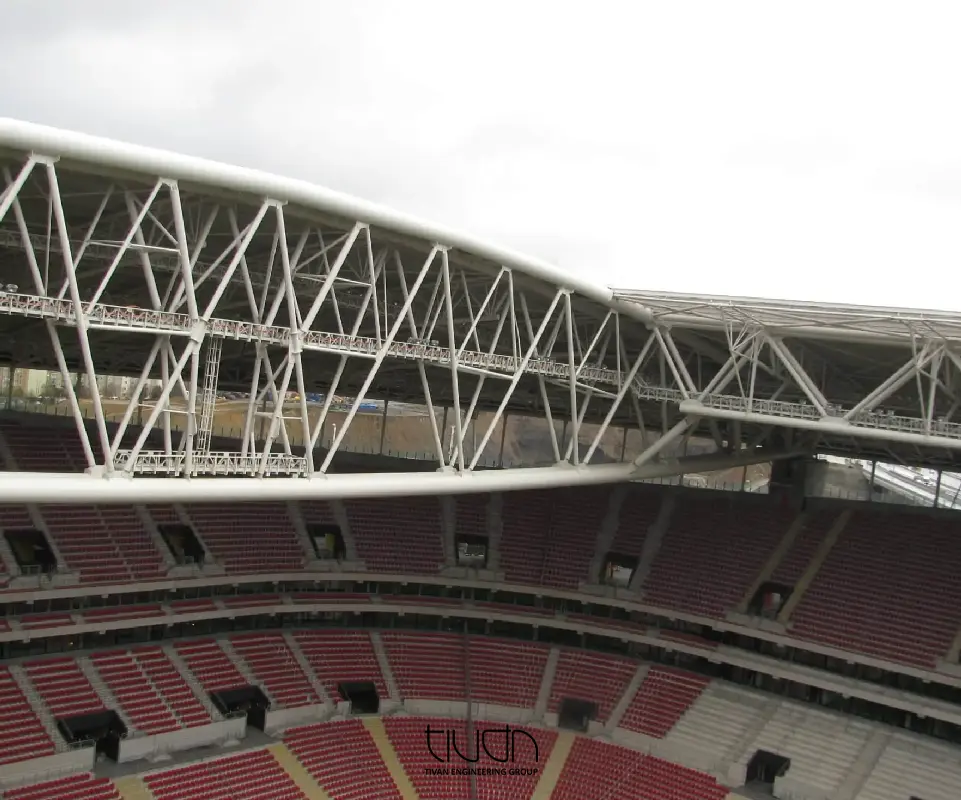 سقف متحرک سالن ورزشی: مزایا، نصب و نگهداری