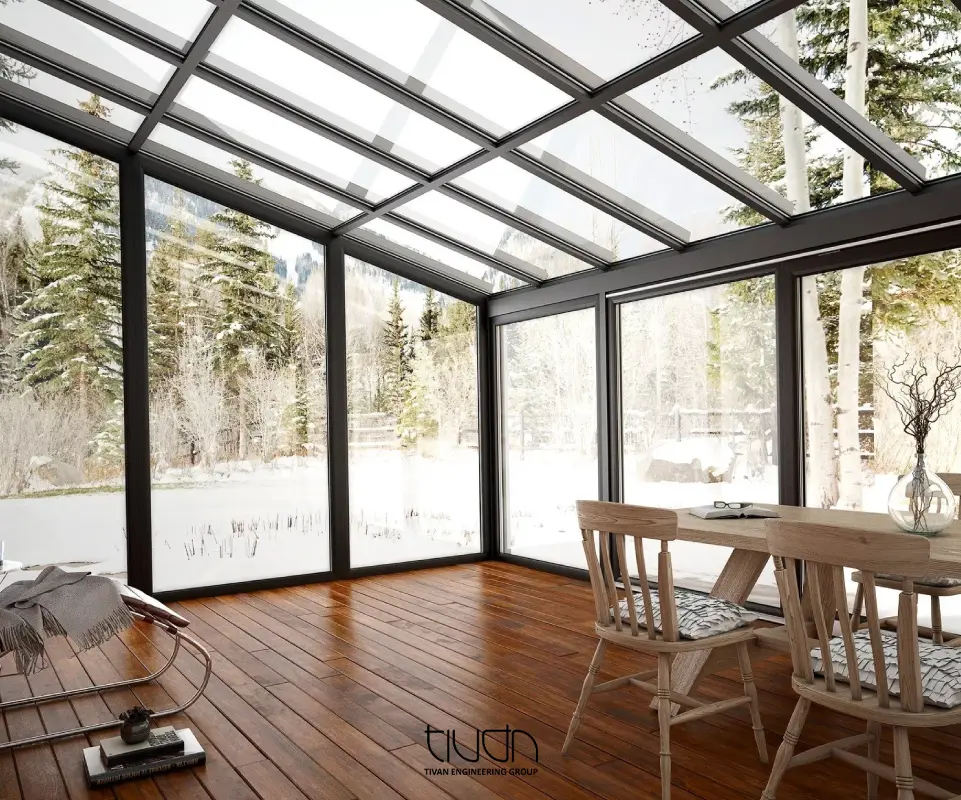 سقف شیشه ای متحرک