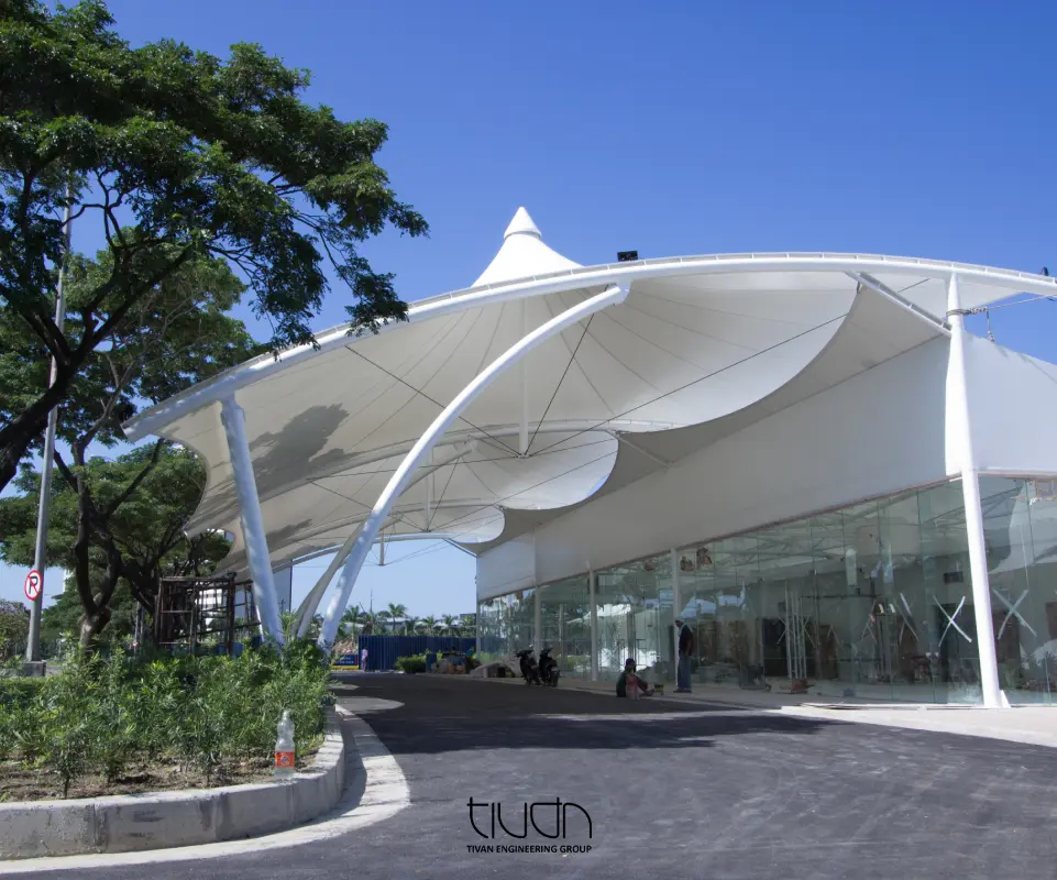 مزایای سازه های چادری