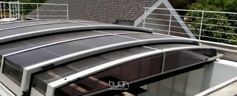 مقایسه سقف متحرک پارچه ای و شیشه ای